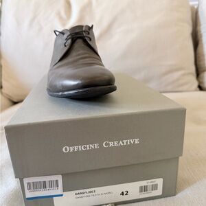 Officine Creative Dark Brown Chukka Boots